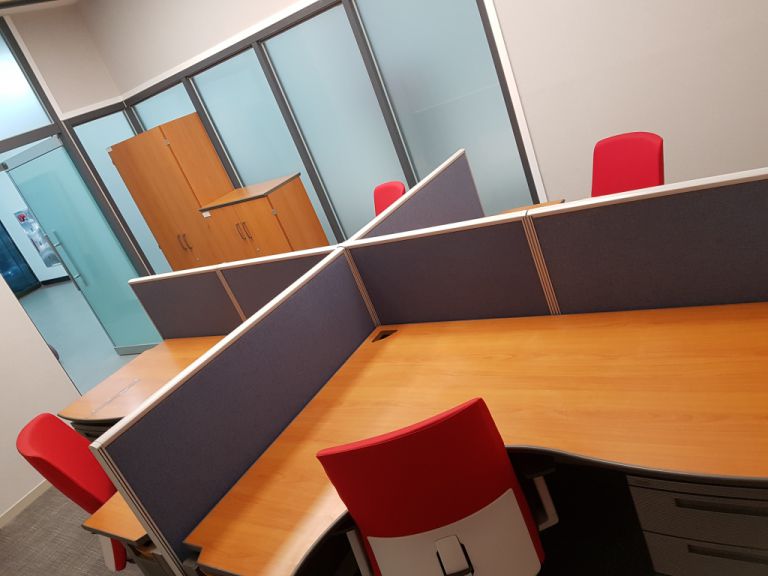 퍼시스 L자형 퍼즐책상