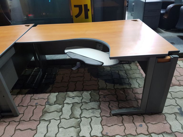 퍼시스 L자형 퍼즐책상